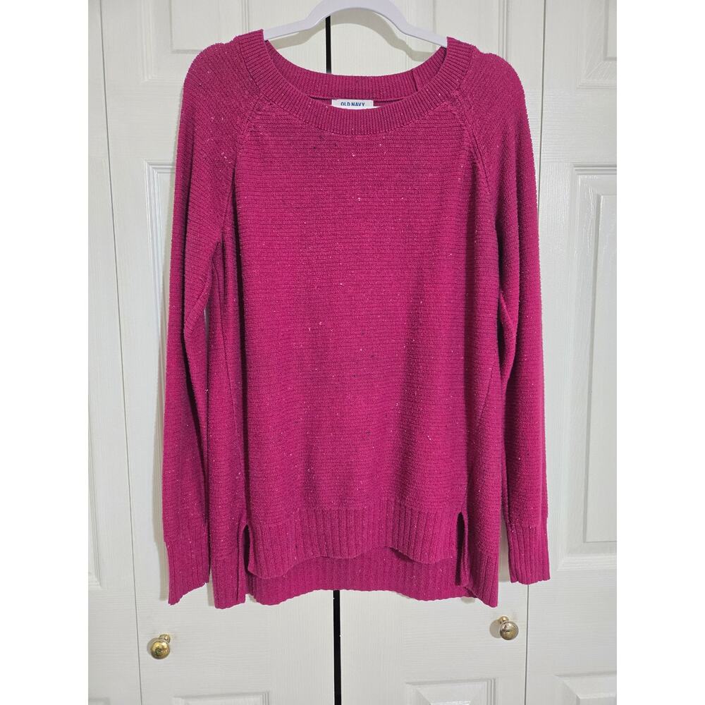 Old navy large tall women's pink knit sweater